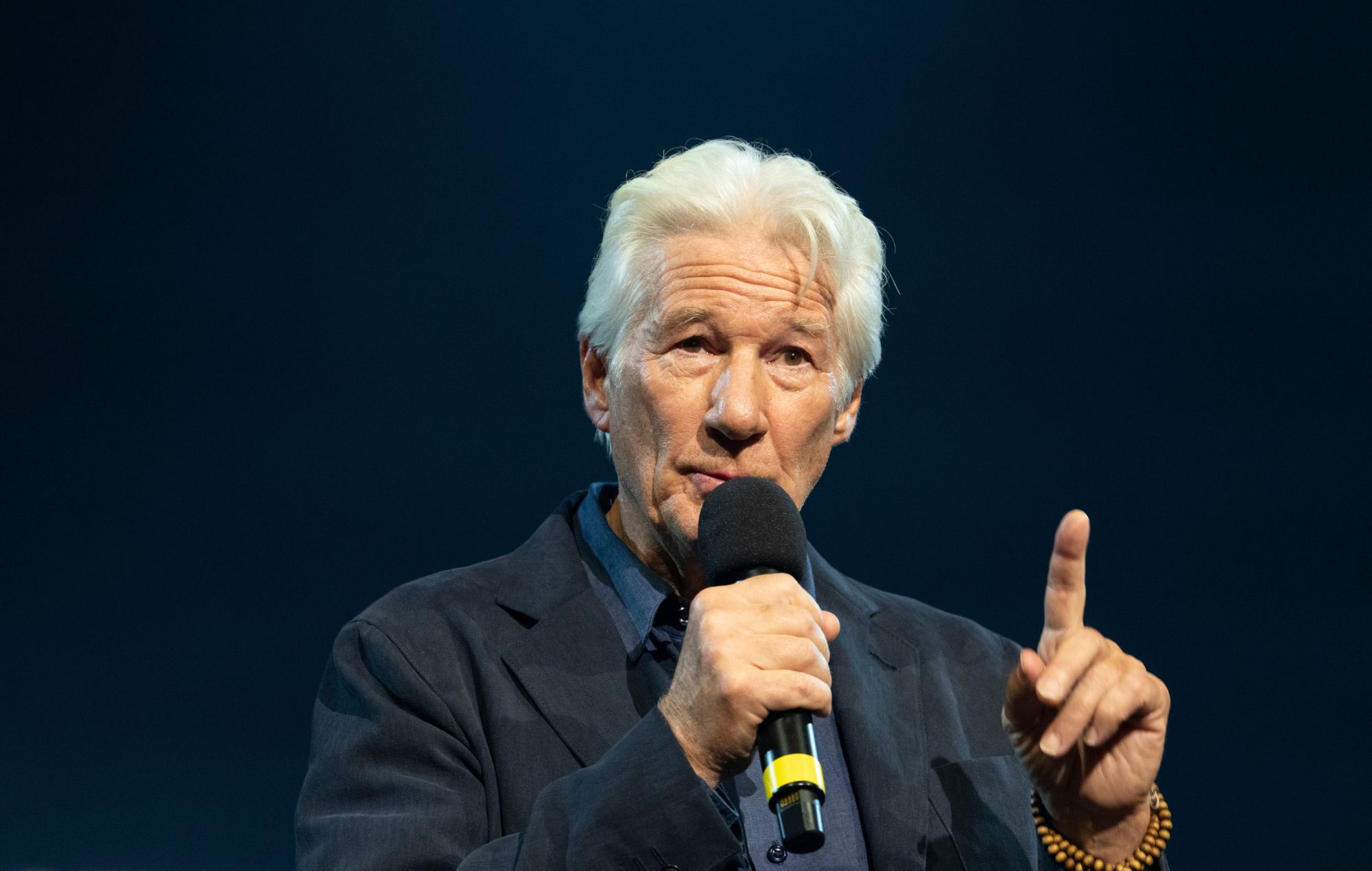 Richard Gere at 'Together For Palestine' show. CREDIT: AaronParsonsPhotography