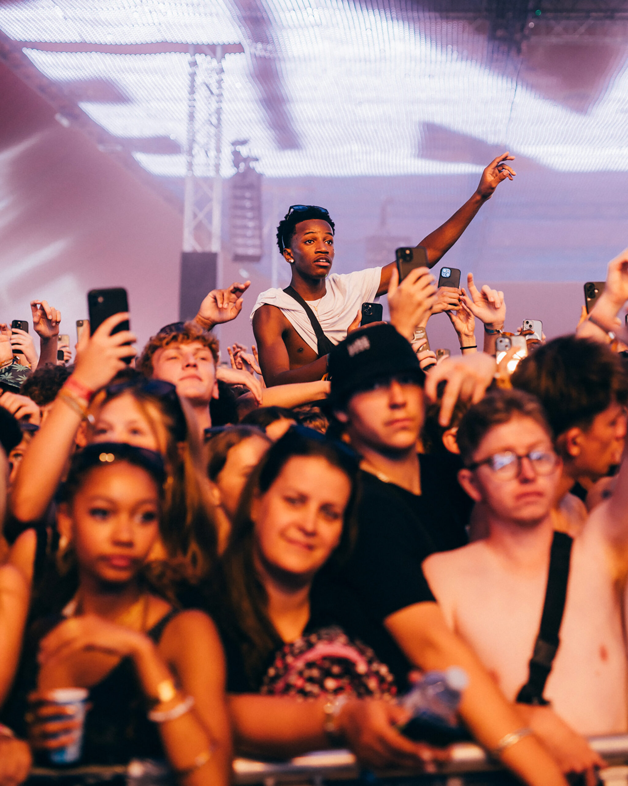 The crowd for Nemzzz at Reading 2025, photo by Derek Bremner
