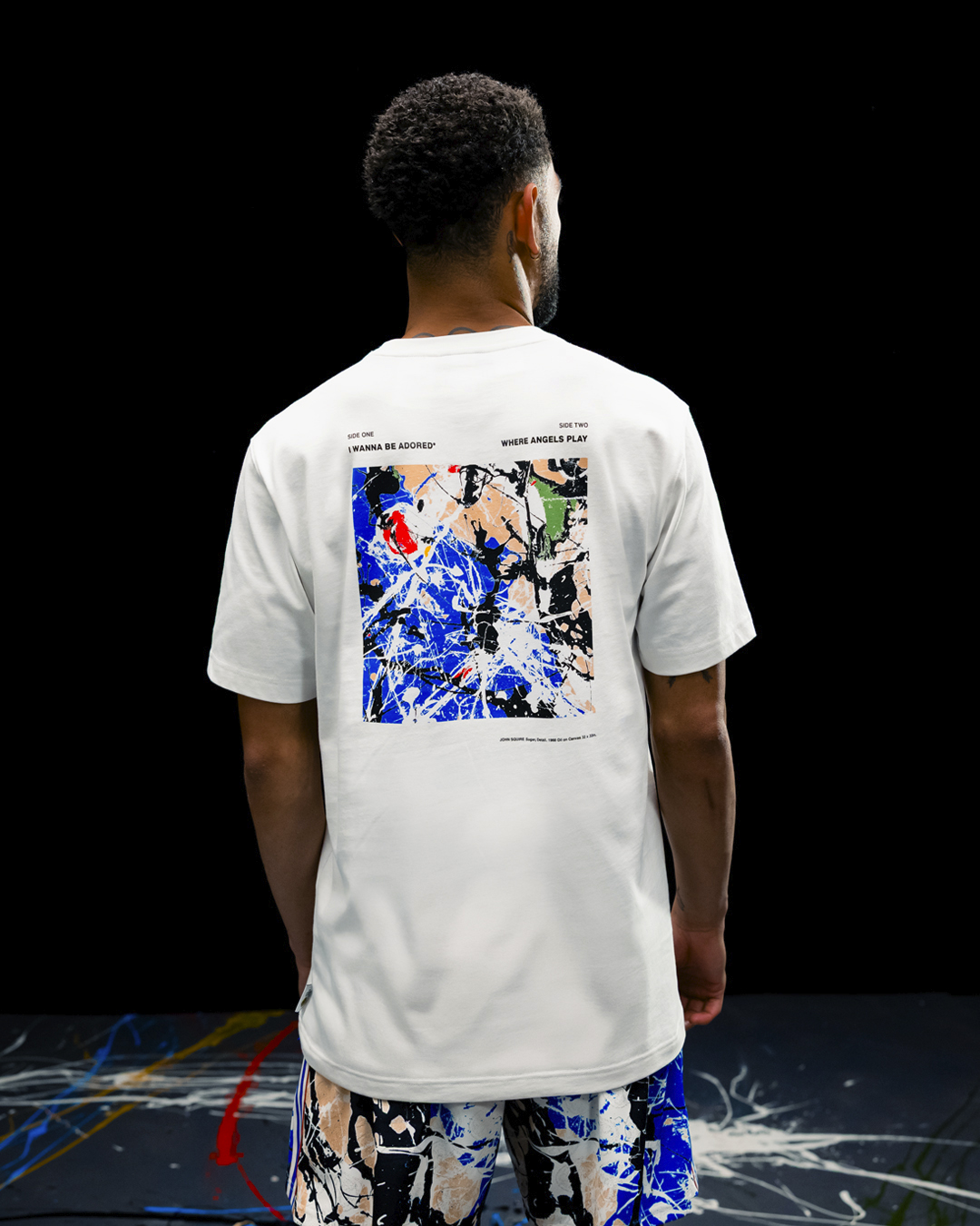 Matheus Cunha of Manchester United in The Stone Roses Adidas collection photoshoot