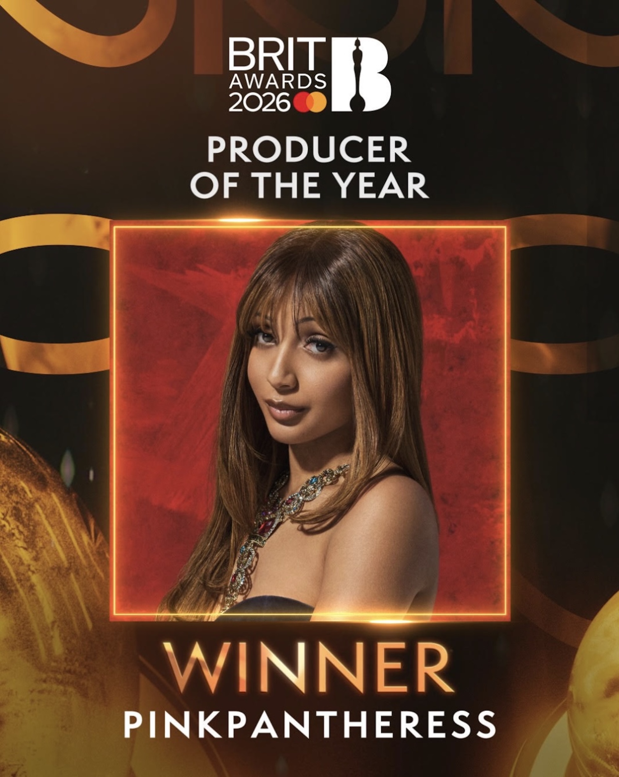 PinkPantheress BRITs Poster