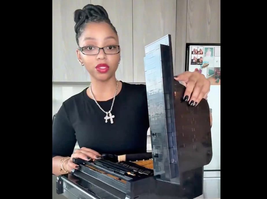 Chloe Bailey Showcases Engineering Prowess with Functional LEGO Grand Piano