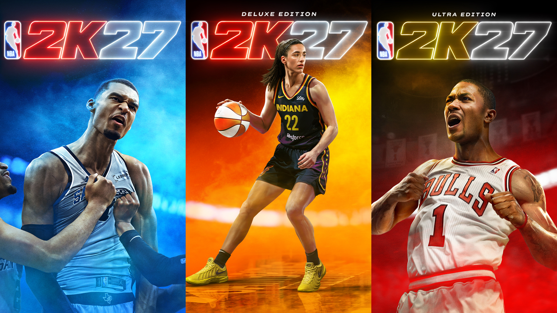 NBA 2K27 Unveils Cover Athletes: Wembanyama, Clark, and Rose