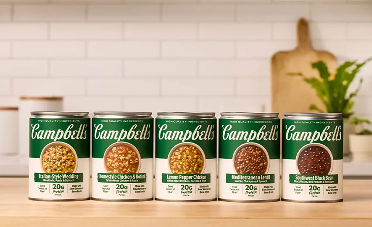 Campbell’s Debuts High-Protein Soup Line with No Artificial Meat Claims