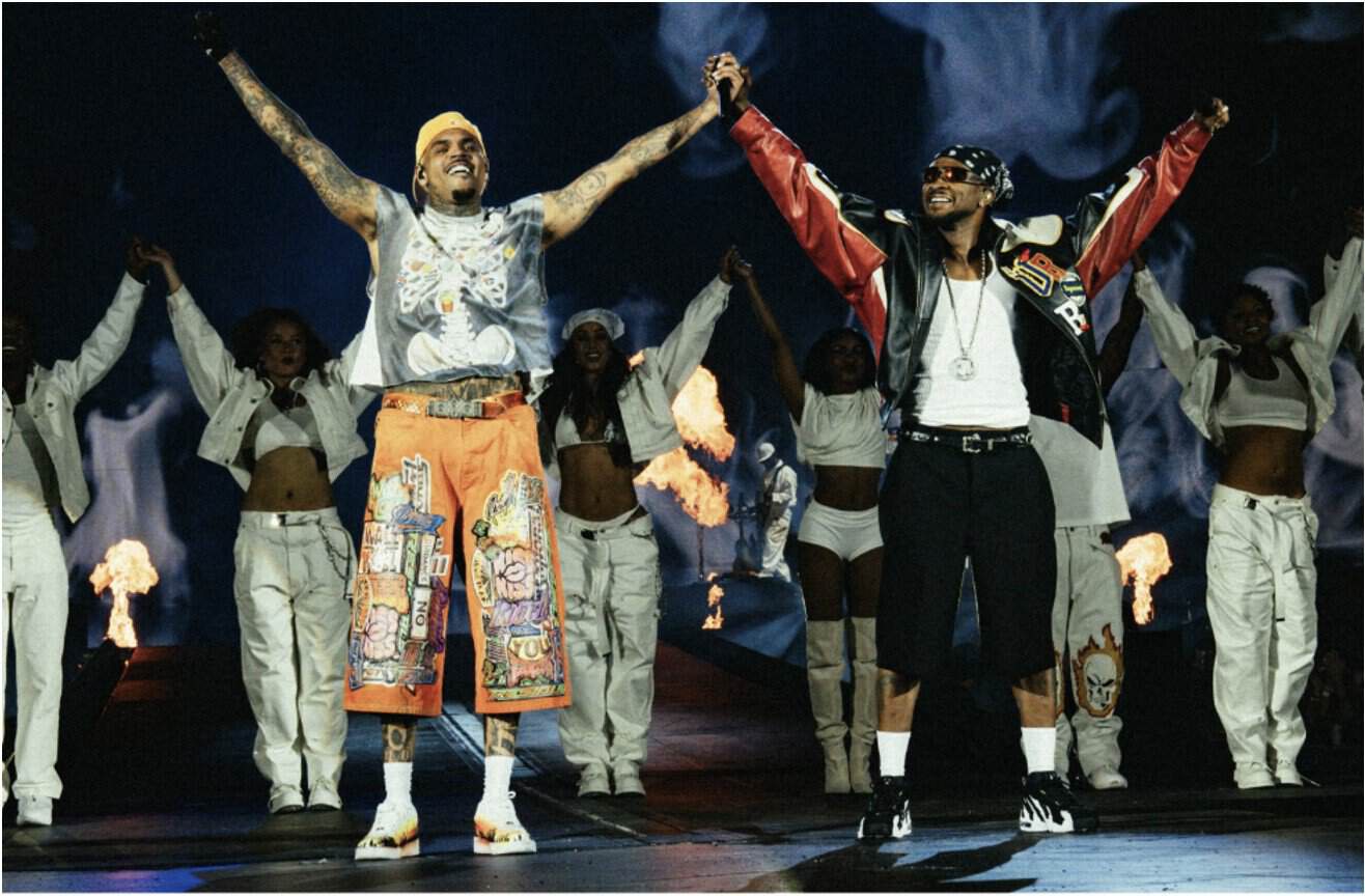 Usher and Chris Brown Launch The R&B Tour with Sold-Out Denver Spectacle